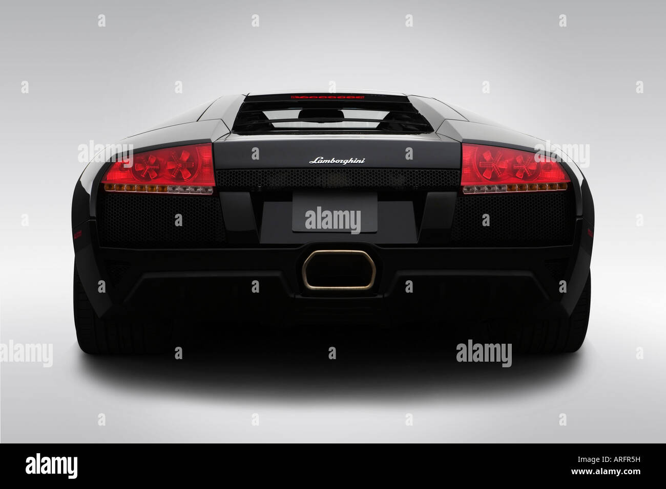 2007 Lamborghini Murcielago LP 640 in Black - Low/Wide Rear Stock Photo -  Alamy, image size:1300x956