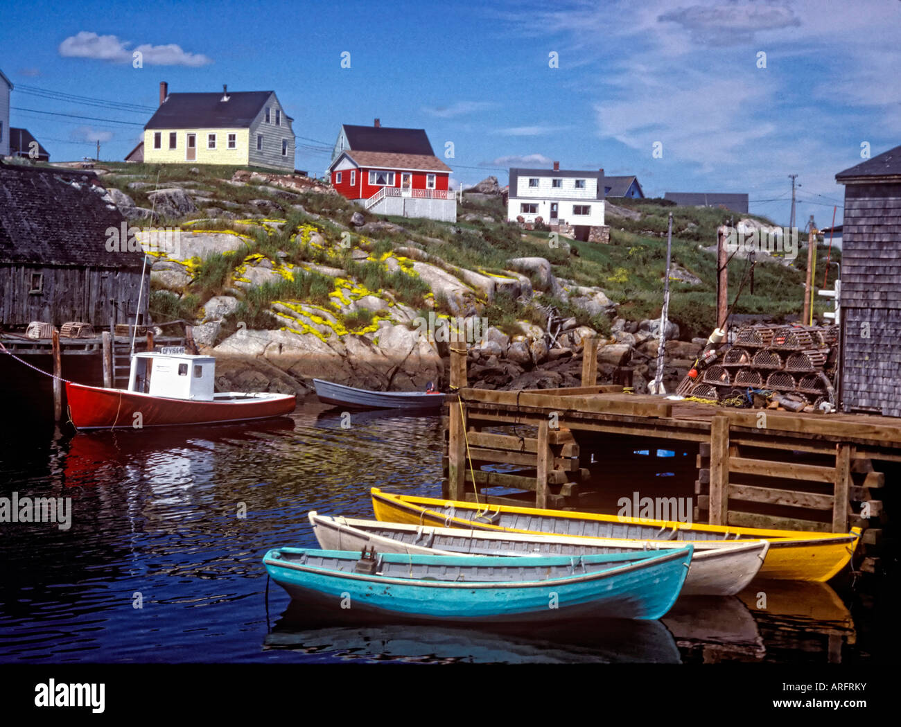 Peggy's Cove Nova Scotia Canada Stock Photo - Alamy