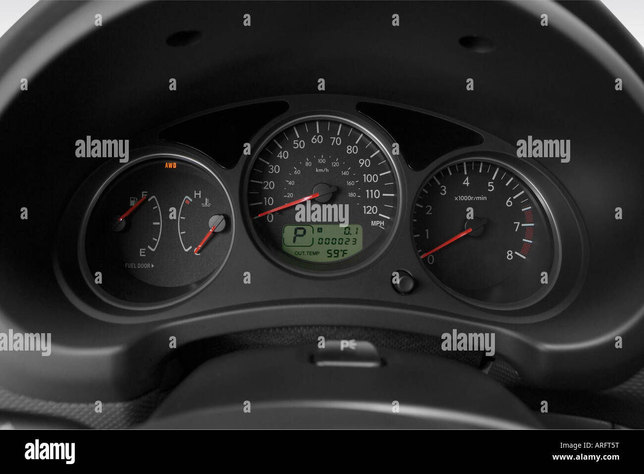 2008 Subaru Forester Sports 2.5 X in Red Speedometer/tachometer Stock