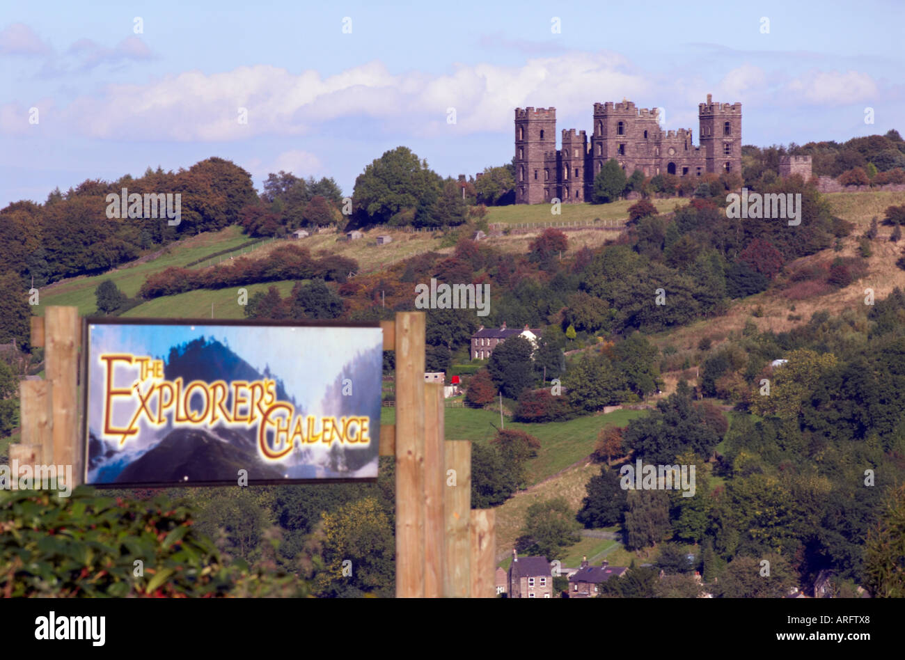Heights of abraham, matlock bath hires stock photography and images
