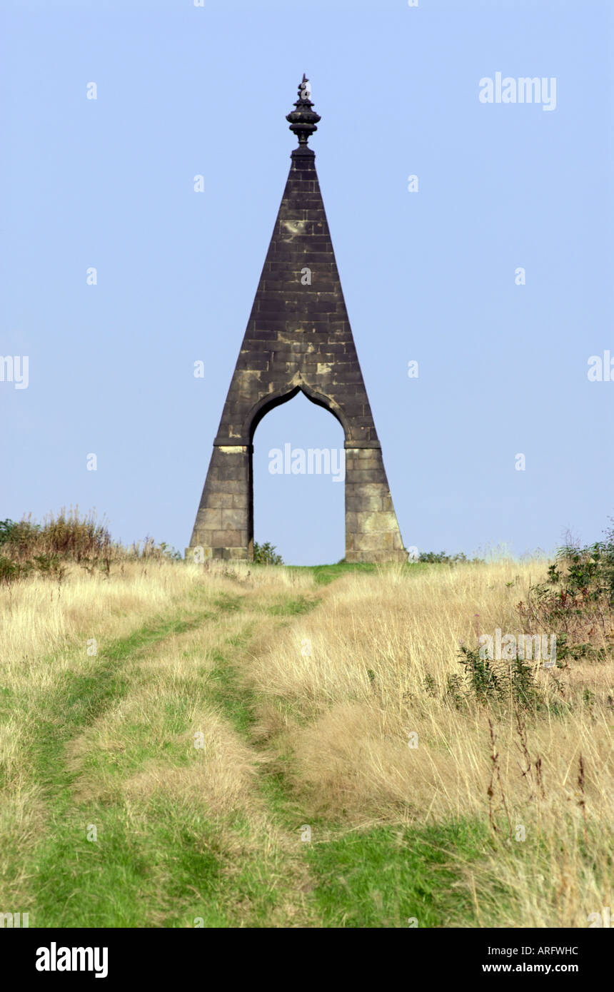 'Needles Eye' on the Wentworth Estate near Rotherham 'Great Britain one of the Wentworth Follies Stock Photo