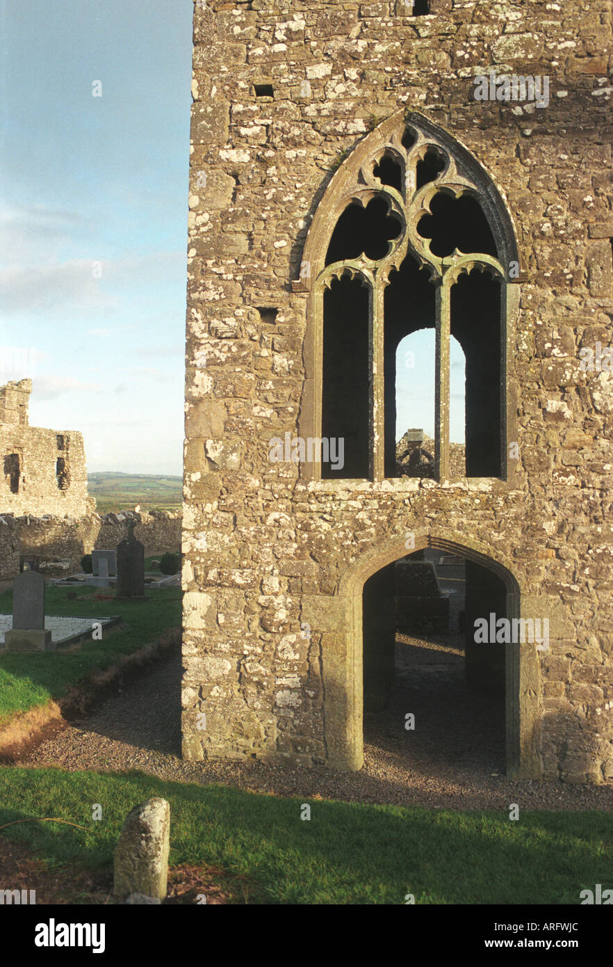 The Abbey at Slane in County Meath Ireland Stock Photo Alamy