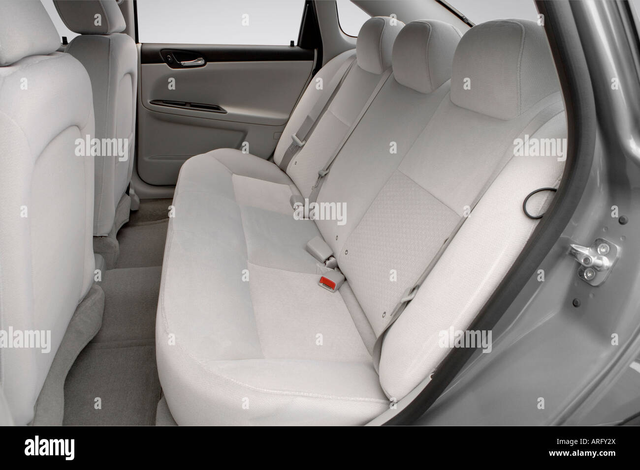 2008 Chevrolet Impala Lt In Silver Rear Seats Stock Photo