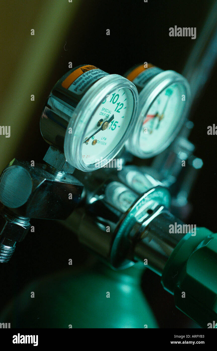 Oxygen Tank in hospital Stock Photo Alamy