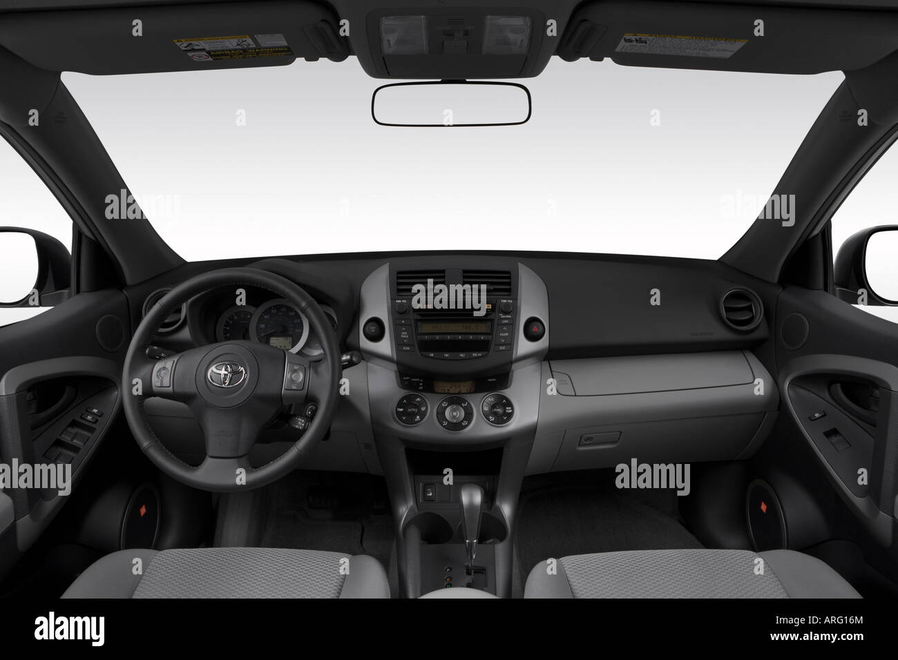 2007 Toyota RAV4 Limited in Silver - Dashboard, center console, gear ...