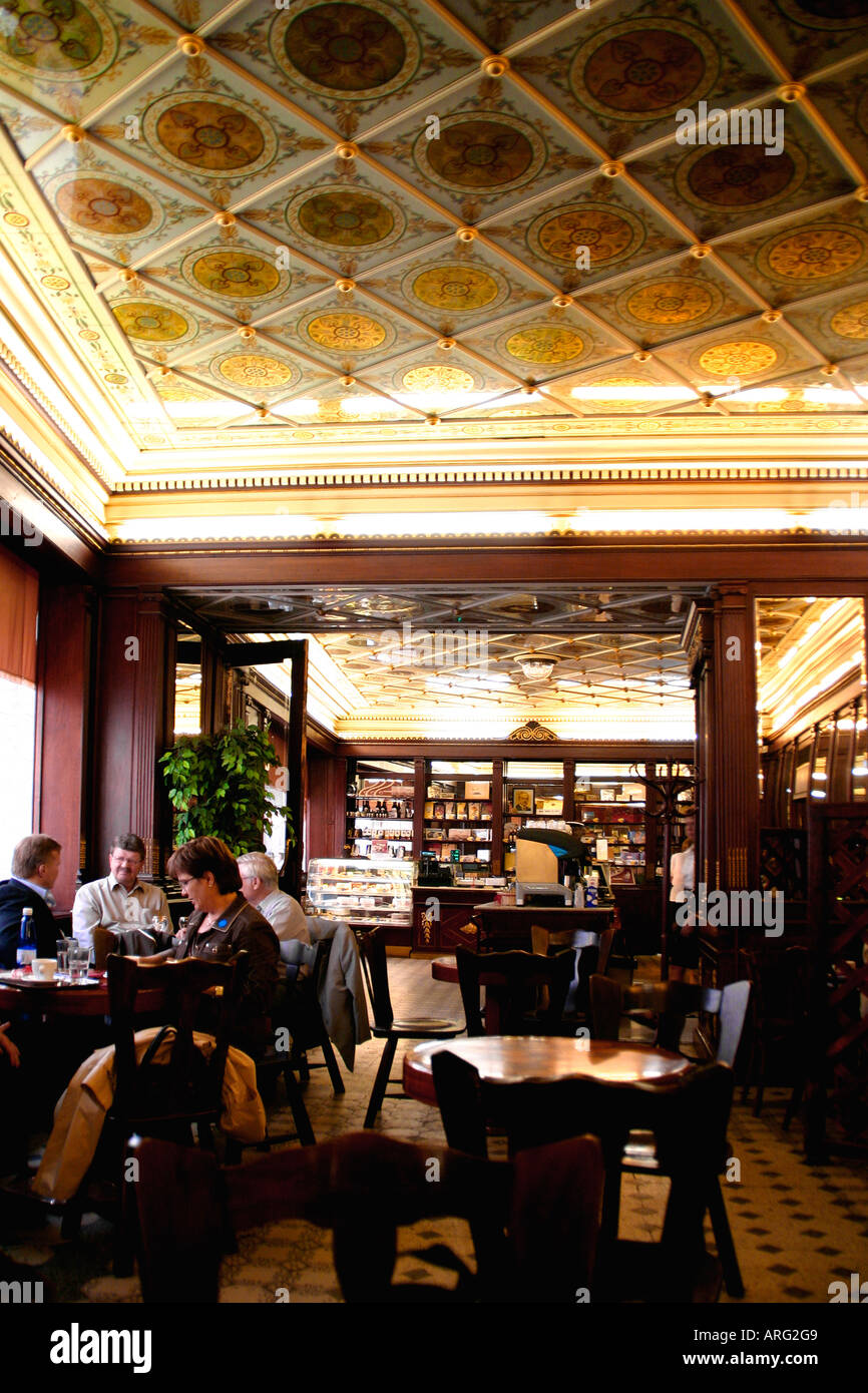 A 19th Century cafe interior in Tallinn Estonia Baltic States Stock ...