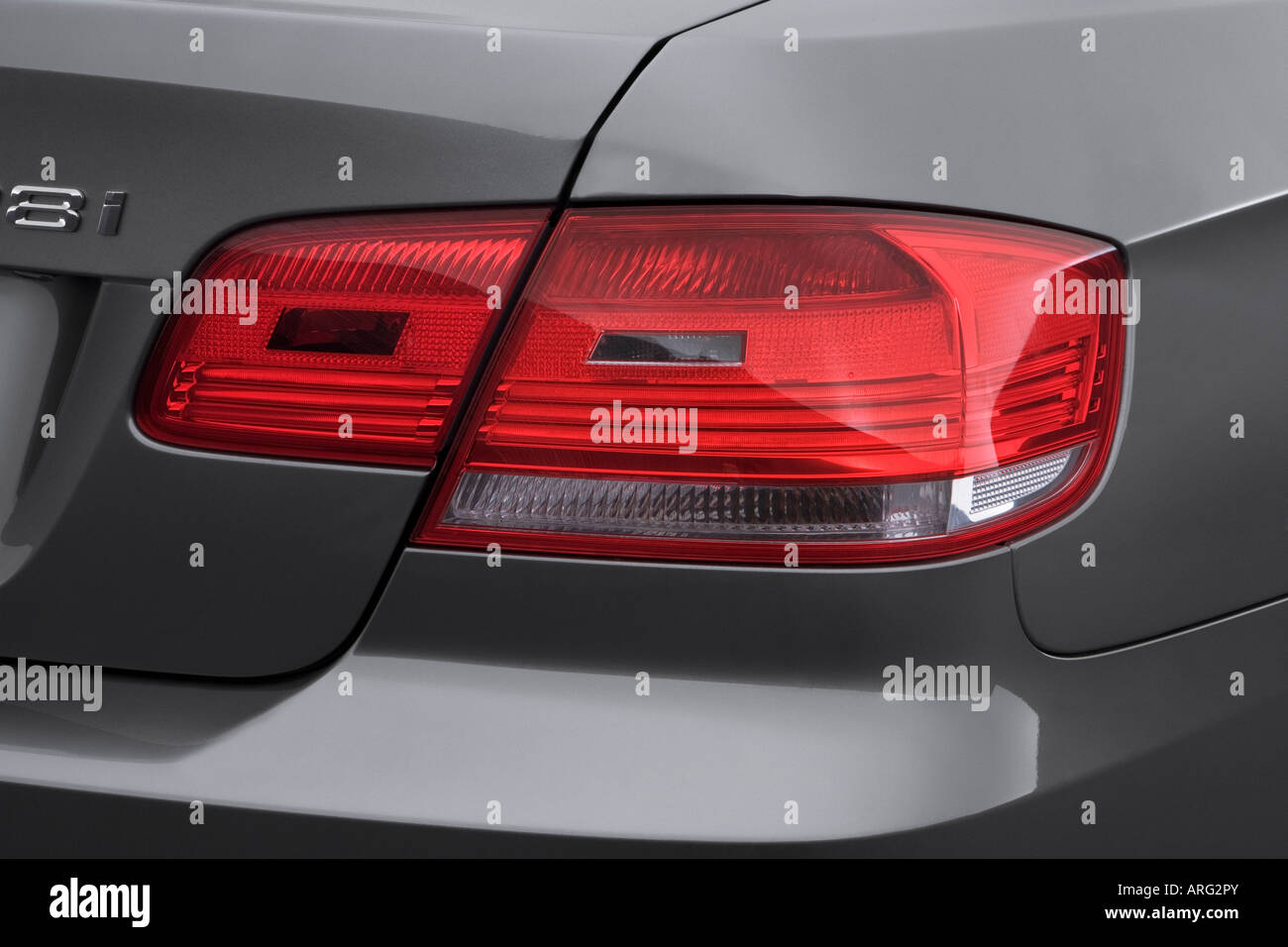 2007 BMW 3-series 328i in Gray - Tail light Stock Photo - Alamy
