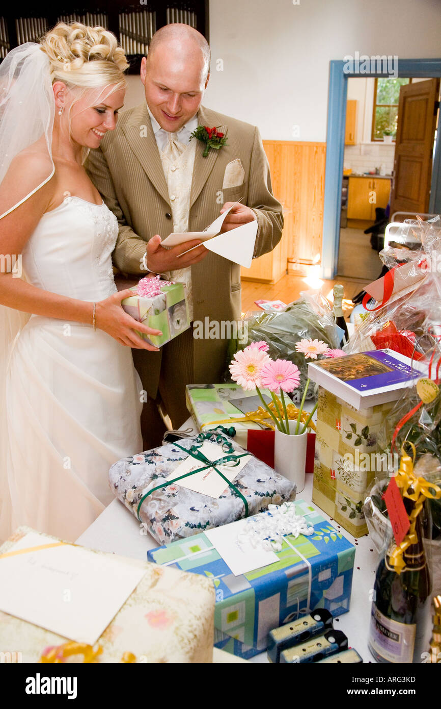 Wedding presents pile hi-res stock photography and images - Alamy