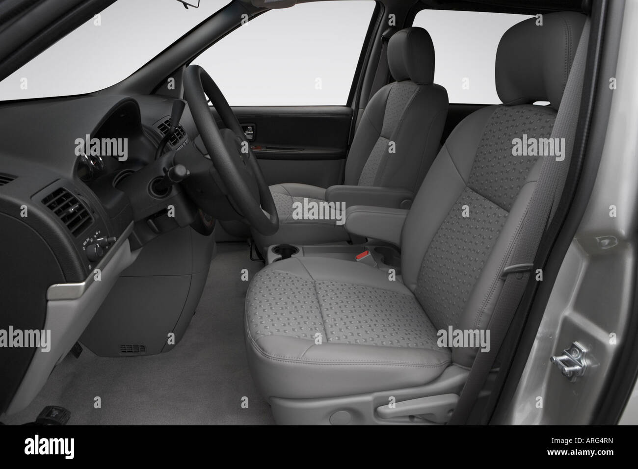 2007 Chevrolet Uplander LT in Silver - Front seats Stock Photo