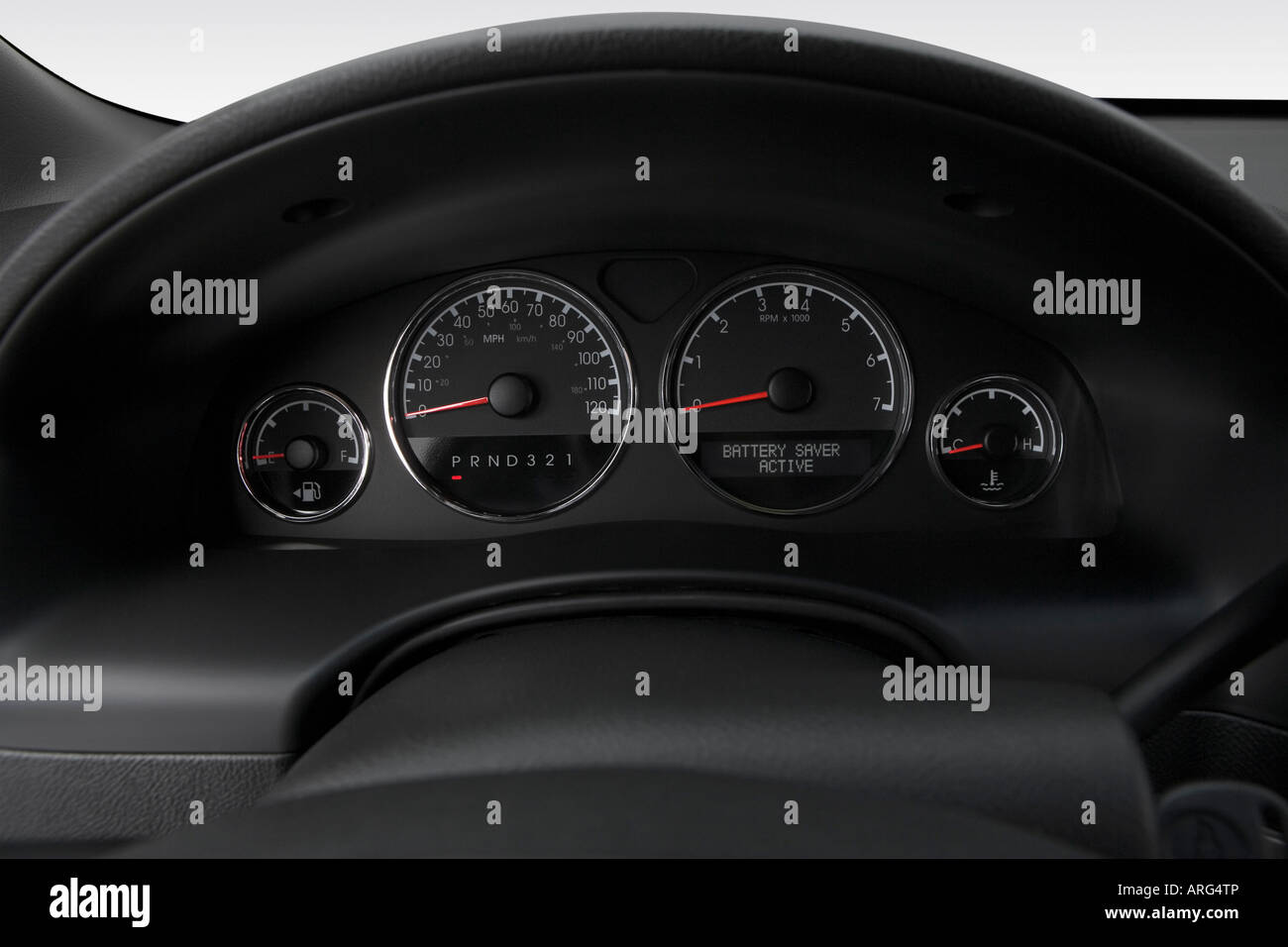 2007 Chevrolet Uplander LT in Silver - Speedometer/tachometer Stock Photo