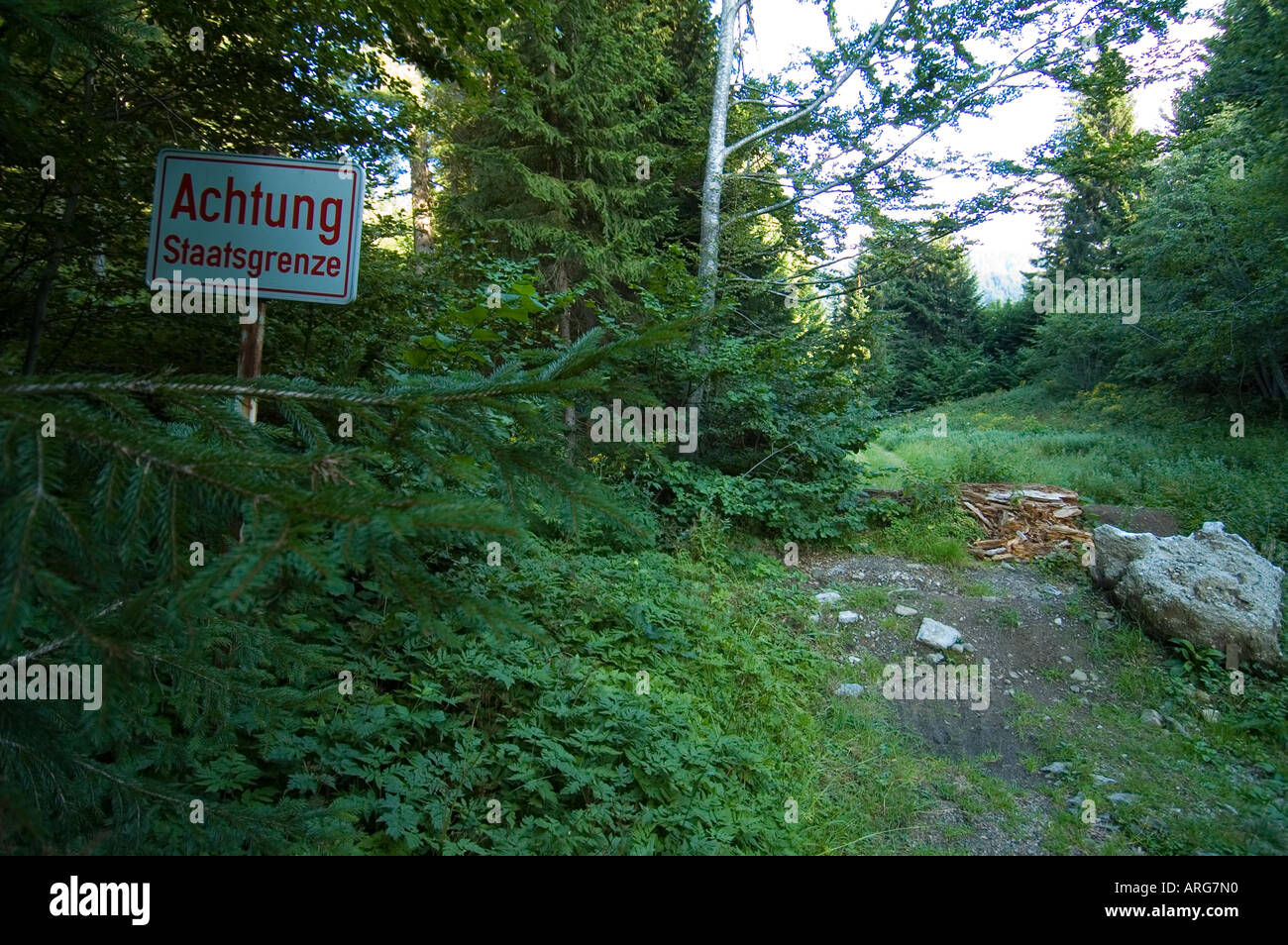 old Itay - Austria border Stock Photo - Alamy