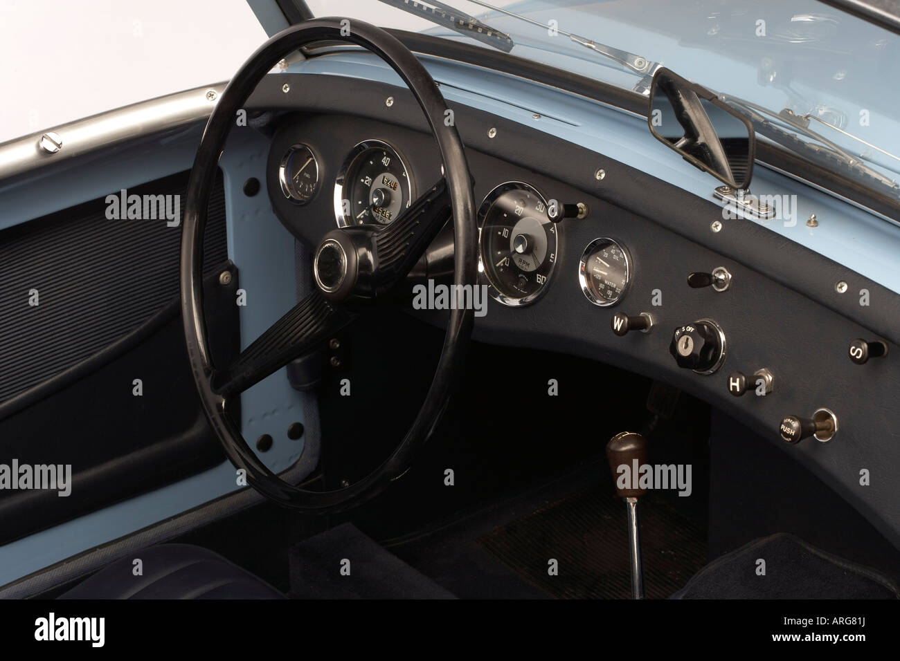 Dashboard of 1960 Austin Healey 