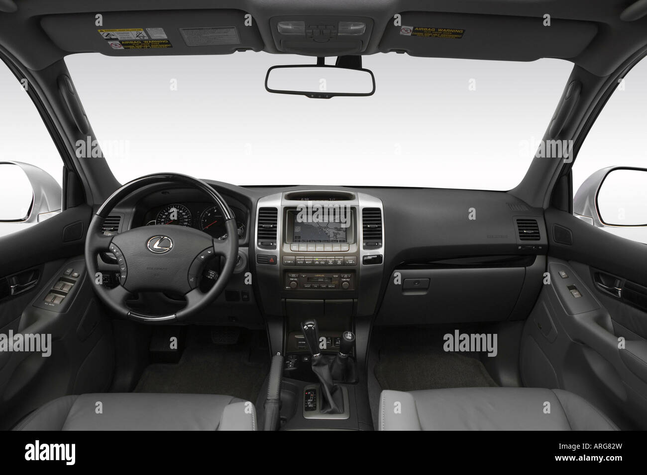 2007 Lexus GX 470 in Beige Dashboard, center console, gear shifter