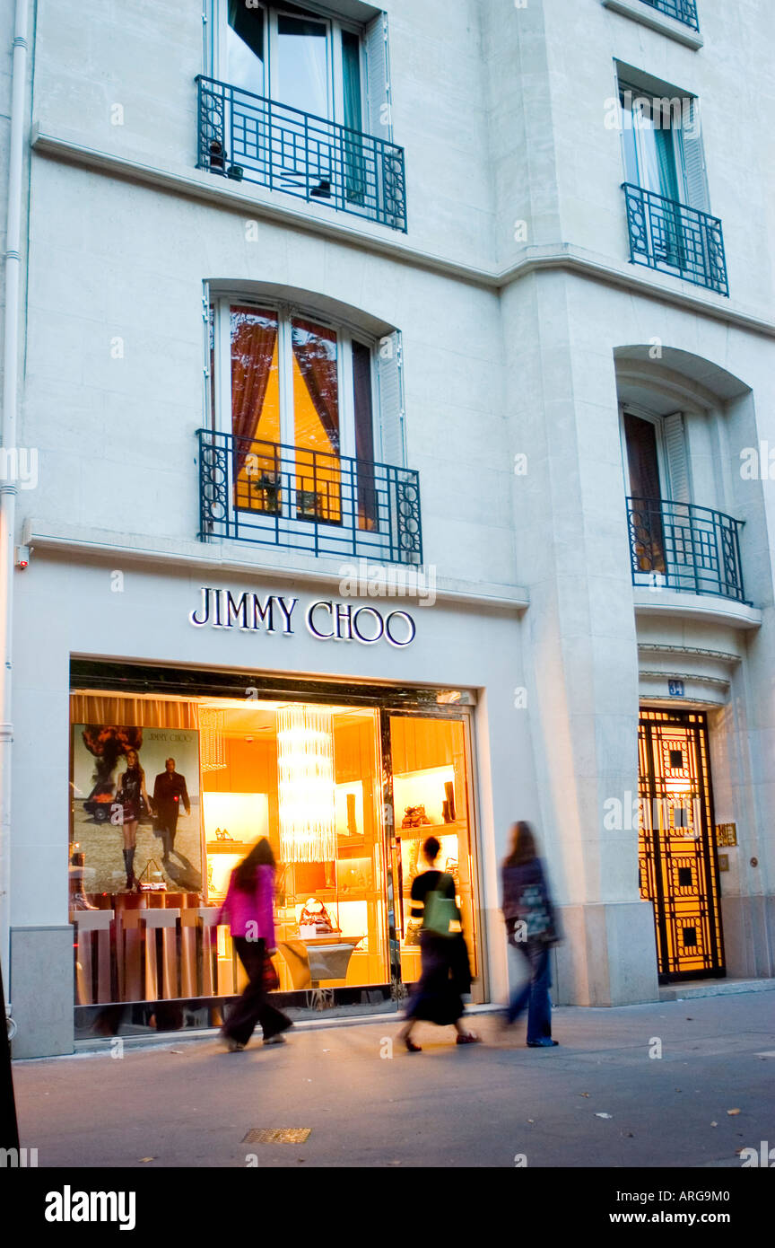 Paris France, Shopping Luxury Shops on Ave Montaigne Street