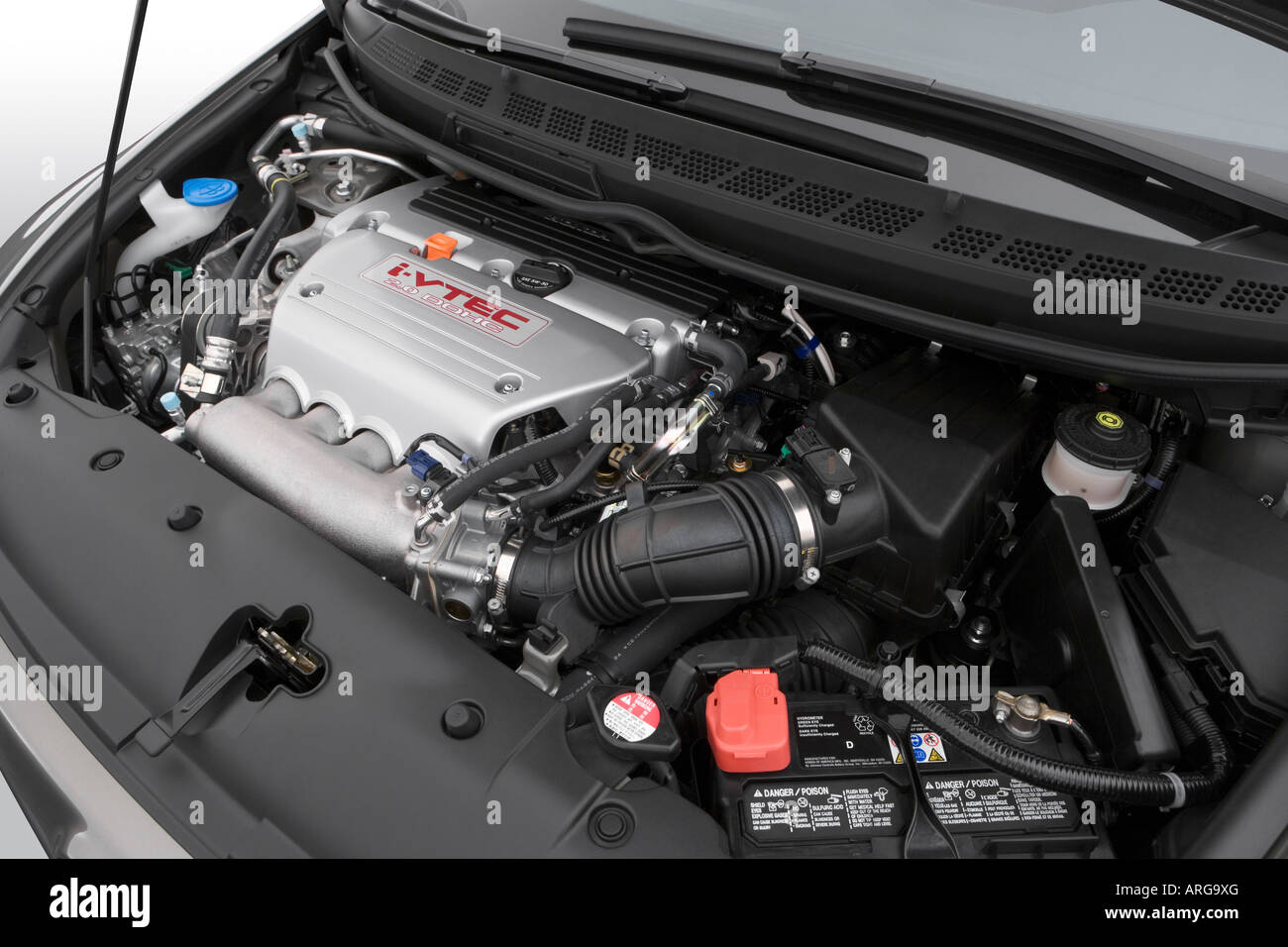 2007 Honda Civic Si in Gray Engine Stock Photo Alamy