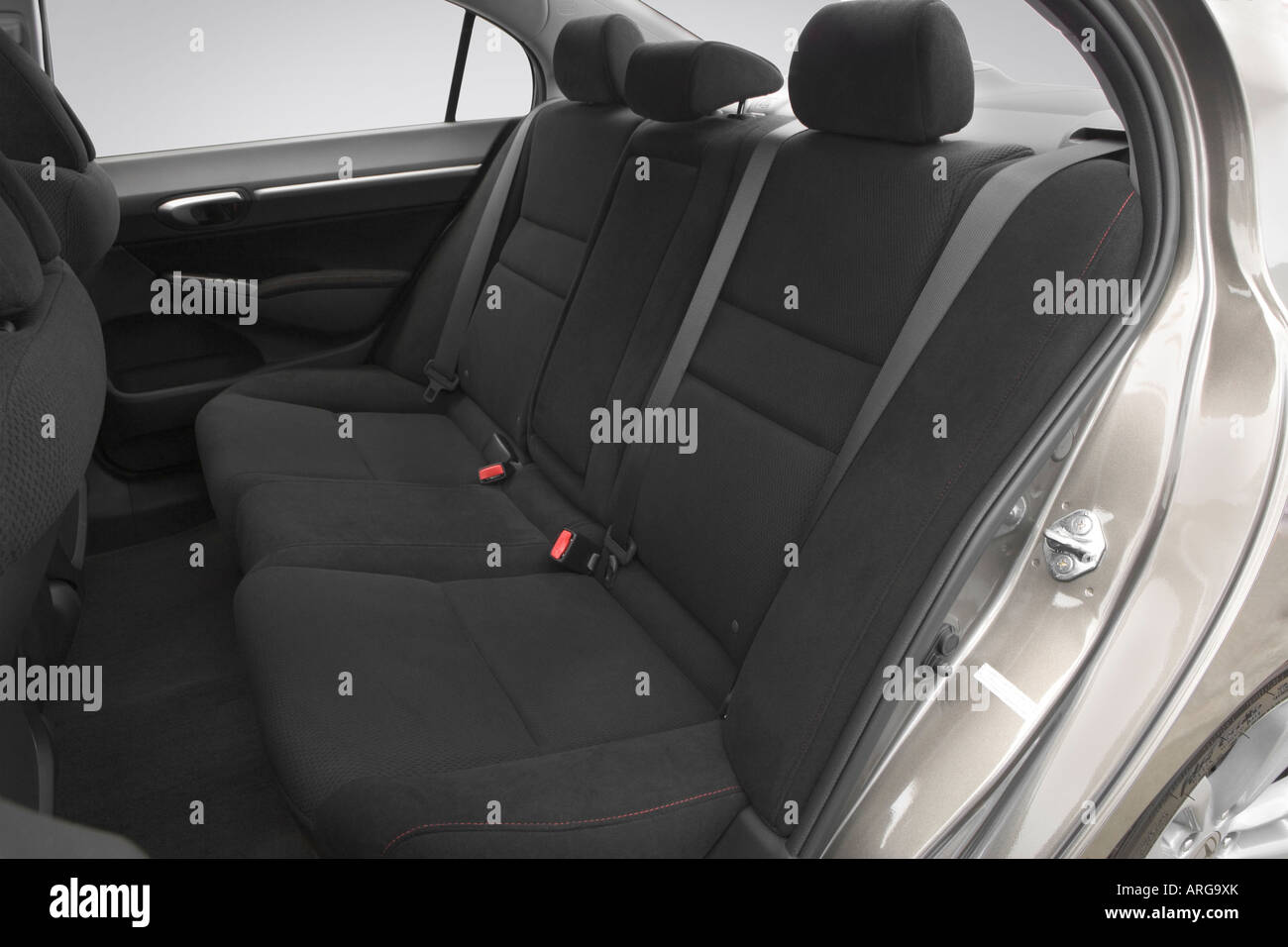 2007 Honda Civic Si In Gray Rear Seats Stock Photo