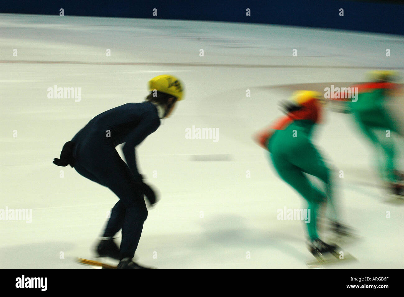 SPEED SKATING AT THE NOTTINGHAM ICE ARENA OPEN COMPETION INCLUDING SOME