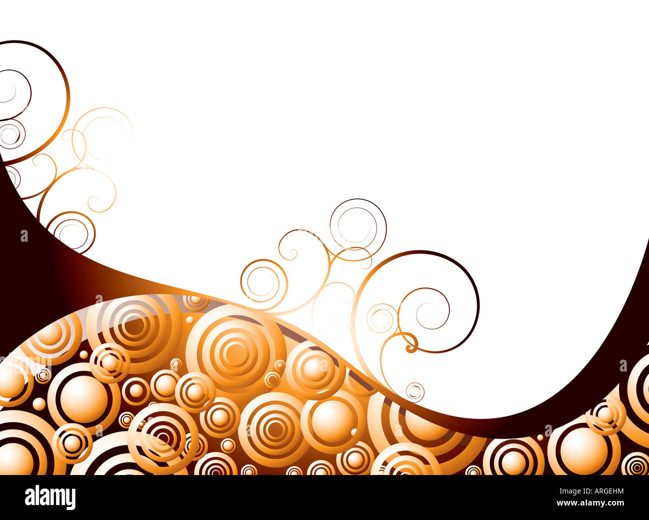 Abstract orange and black background image with copy space Stock Photo ...