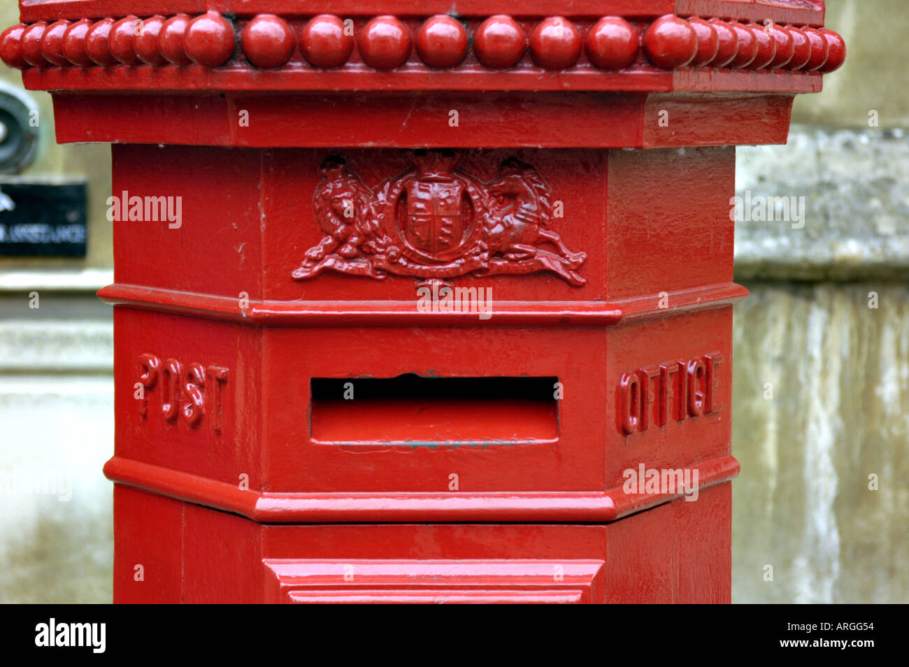 Victorian post box, UK Stock Photo