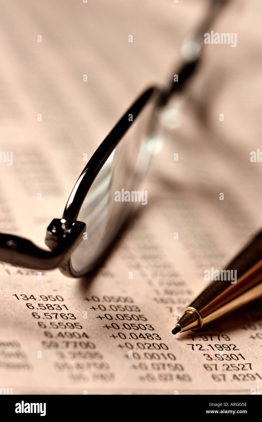 Financial Analysis 1 Stock Photo