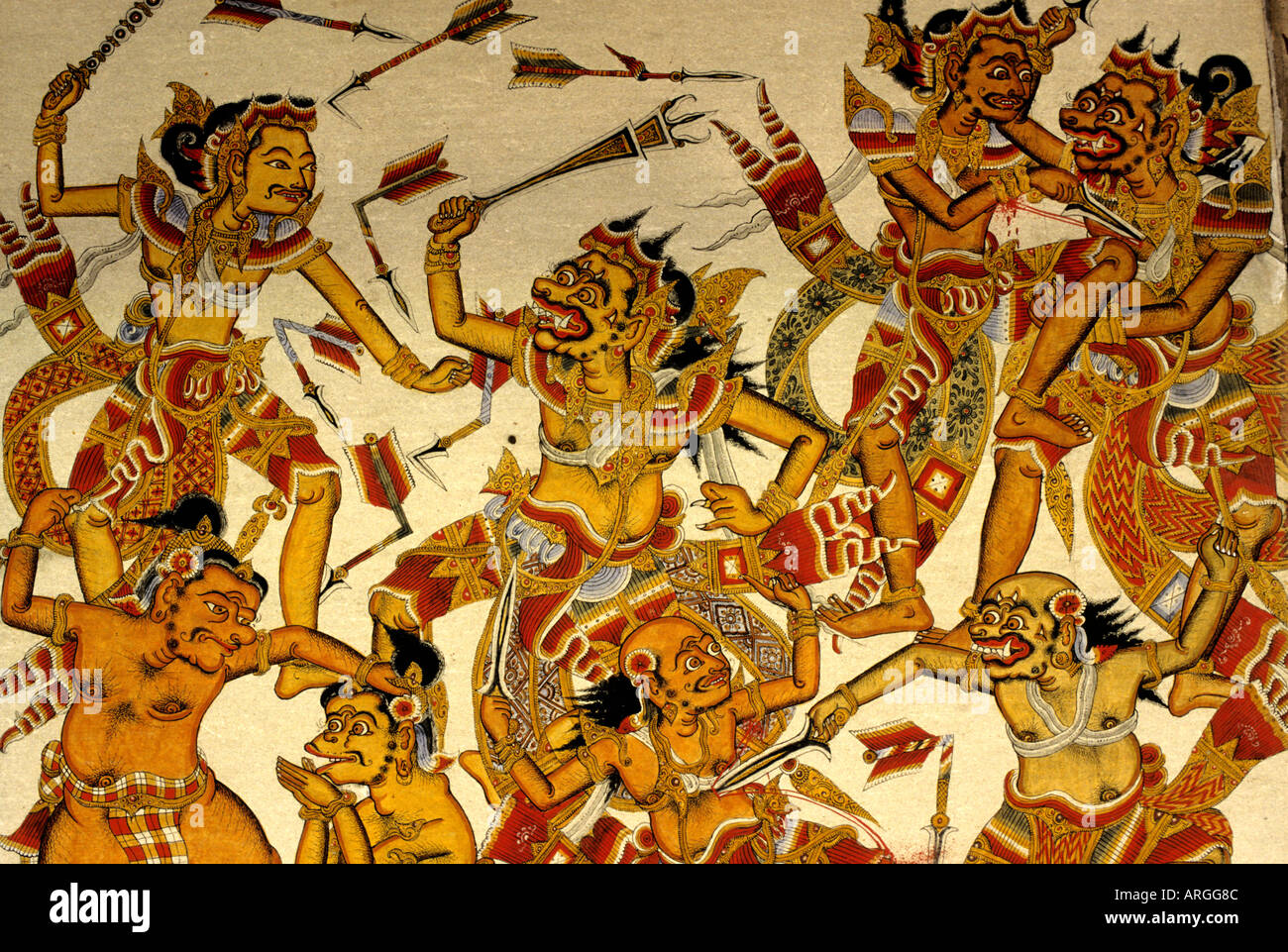 ⭐️【A102】✨お値下げ中✨BALI絵画✨アブストラクト✨抽象画 60×80cm Indonesia Bali Ubud War Klungkung Palace Radja art Stock Photo - Alamy