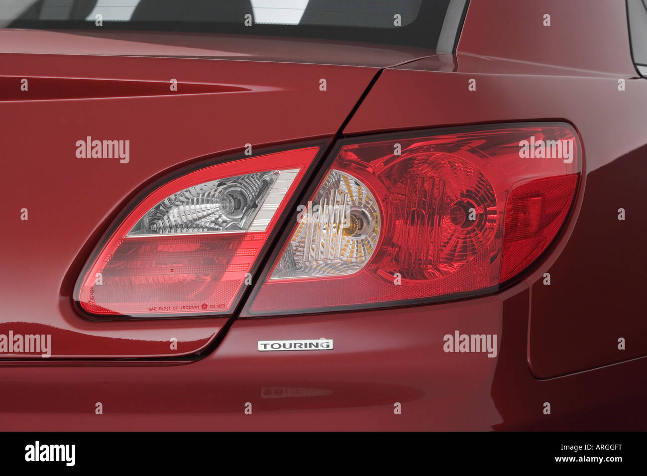2007 Chrysler Sebring Touring in Red Tail light Stock Photo Alamy