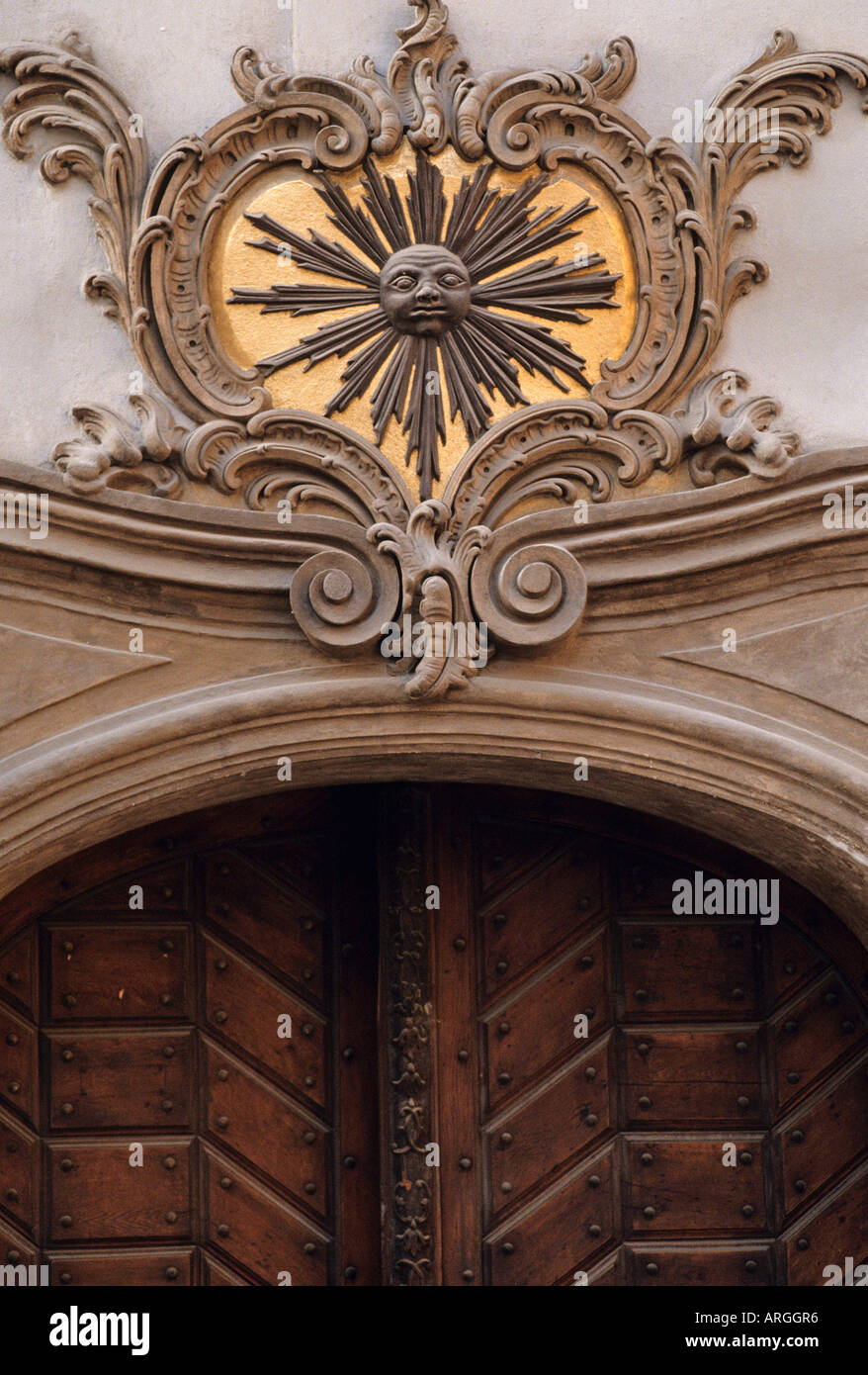House At The Black Sun On Celetna Ulice One Of The Oldest Streets In Prague Which Follows The Course Of The Ancient Trade Route To The East Of The City Mostly Medieval