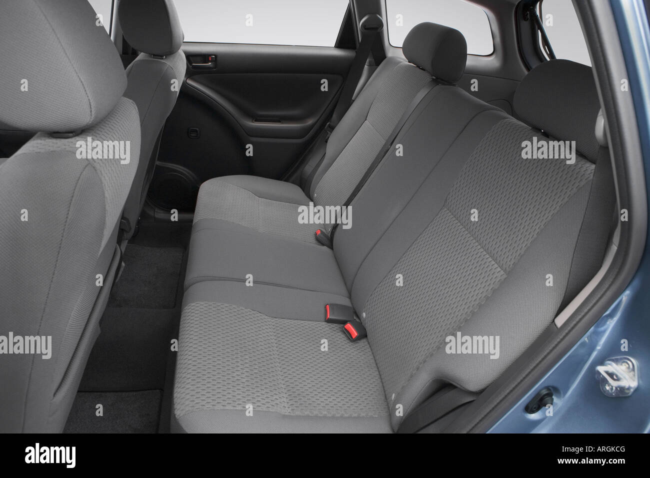 2007 Toyota Corolla Matrix in Blue Rear seats Stock Photo Alamy