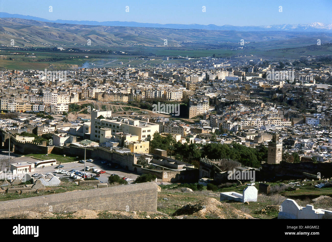 Fes Fez Fès-Boulemane Northern Morocco Middle Atlas Maghreb Maghrebian Berber Arab Arabic Moroccan North Africa Stock Photo