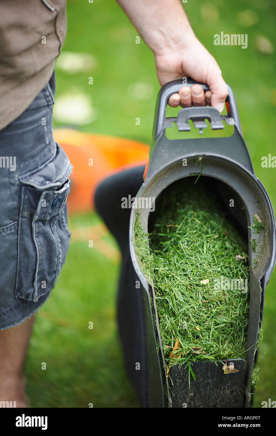 Man Grass Cutting High Resolution Stock Photography and Images Alamy