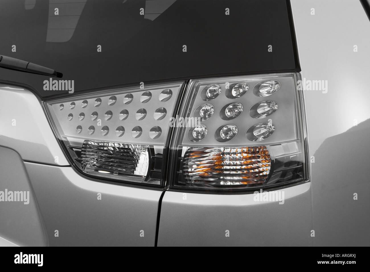 Silver Outlander Rear Silver mitsubishi outlander hi-res stock photography and images - Alamy