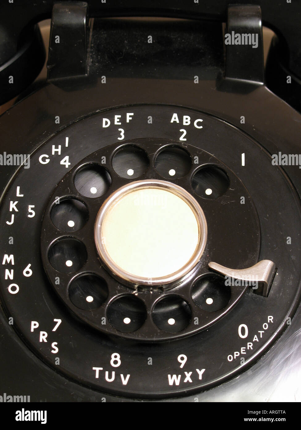 Rotary Telephone Dial Stock Photo Alamy