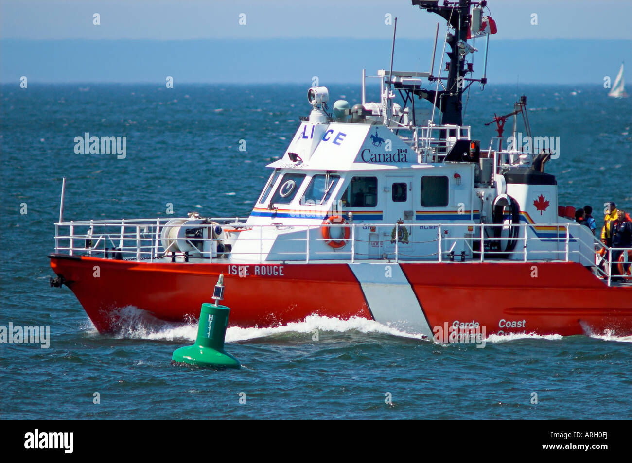 Canadian Coast Guard boat Isle Rouge Stock Photo