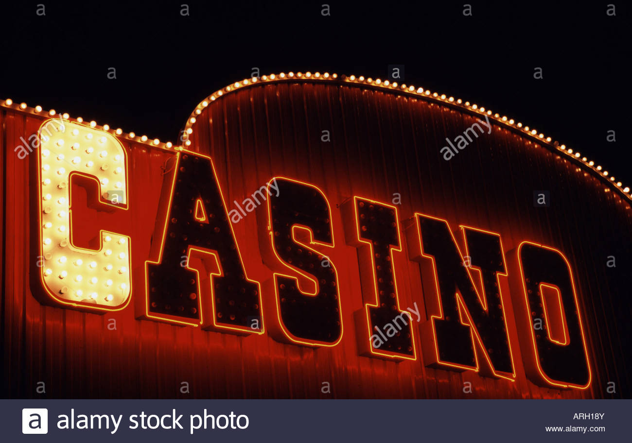 Illuminated Sign Casino Stock Photos & Illuminated Sign Casino Stock ...