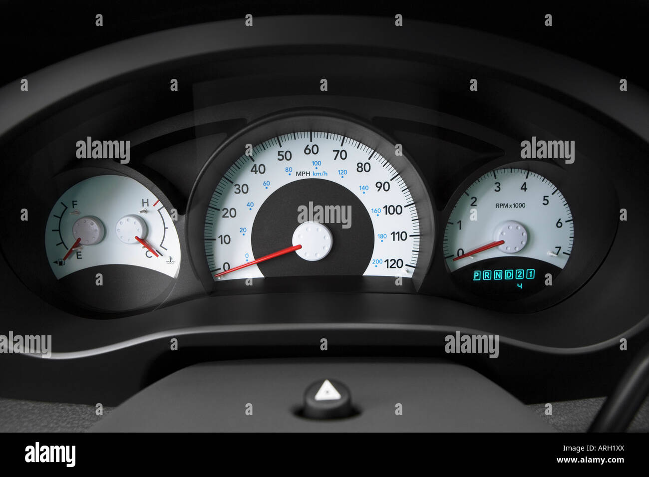 2007 Mitsubishi Raider LS in Red - Speedometer/tachometer Stock Photo ...