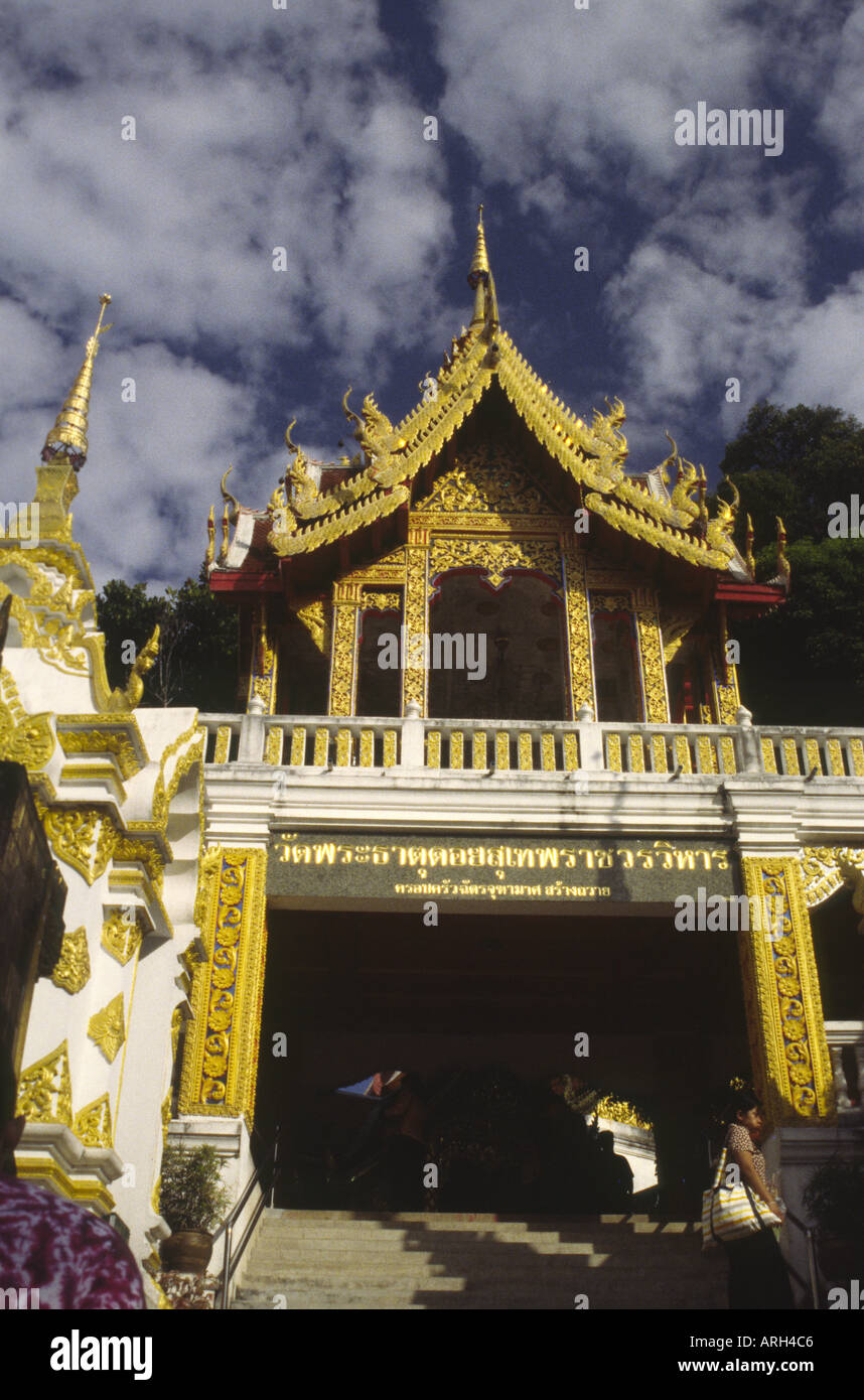 Wat Phra Tat Doi Suthep - temple Stock Photo