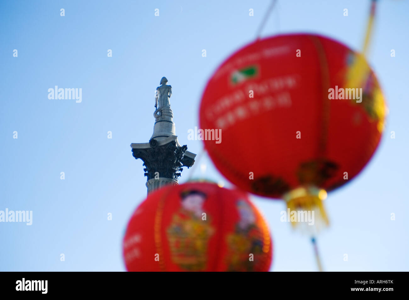 Chinese New Year celebrations at Trafalgar Square in central London