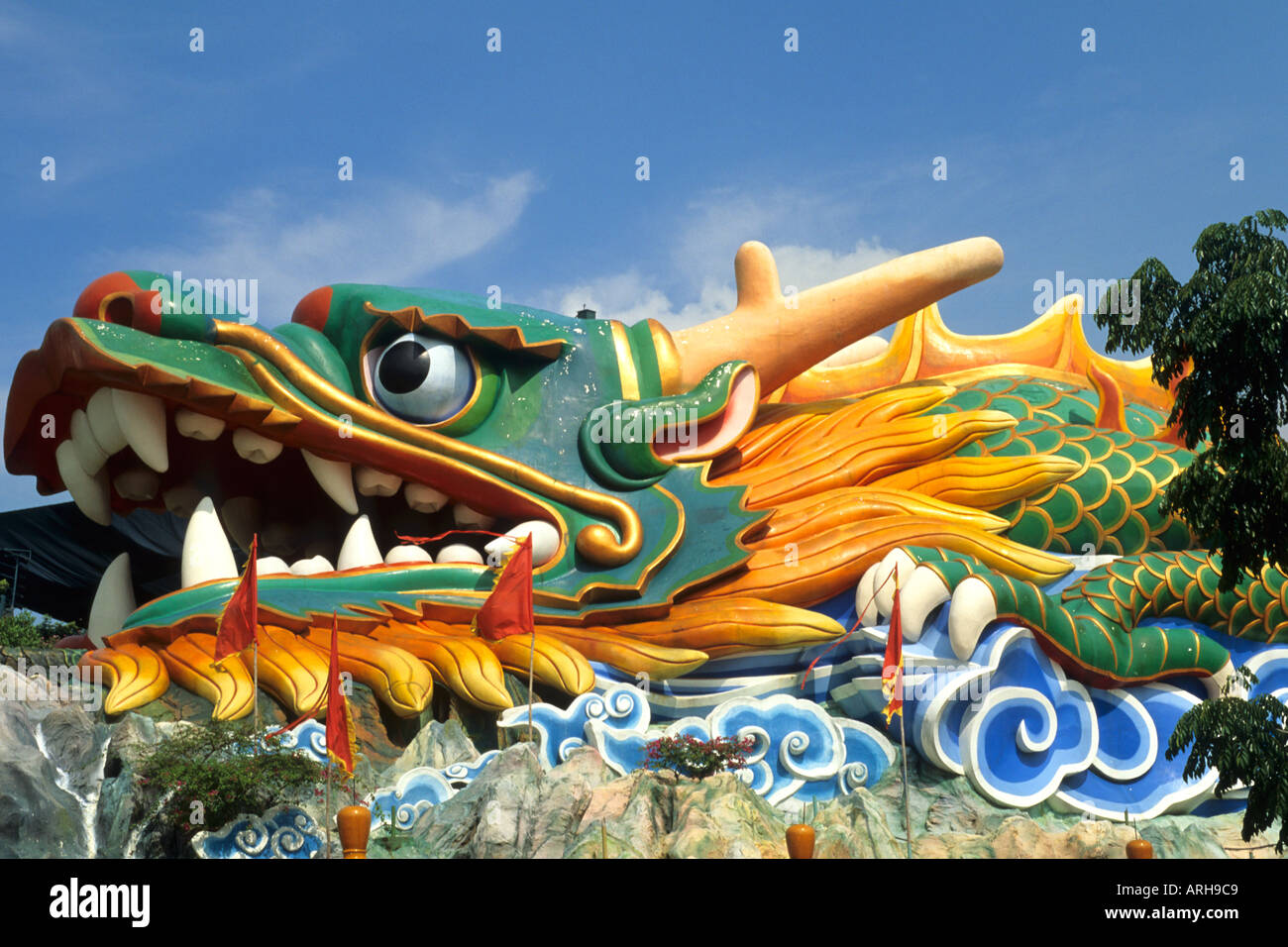 Famous Dragon at Haw Par Villa in Singapore Asia Stock Photo Alamy