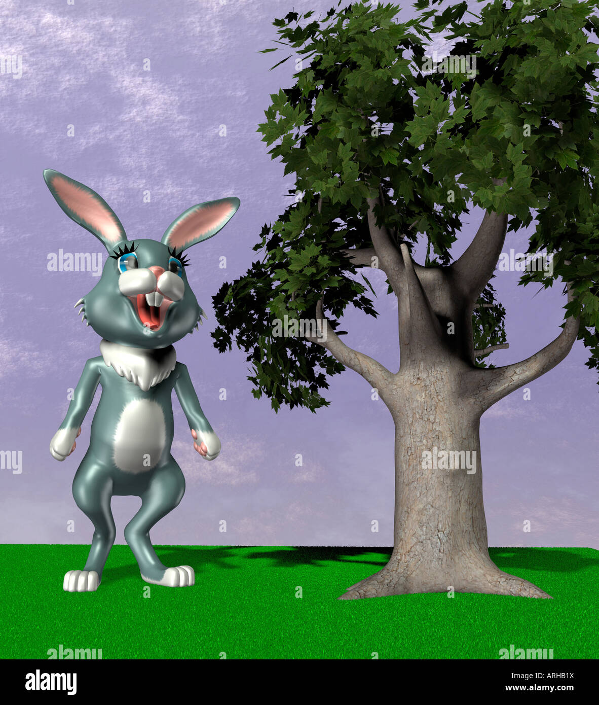 Rabbit cartoons hi-res stock photography and images - Alamy