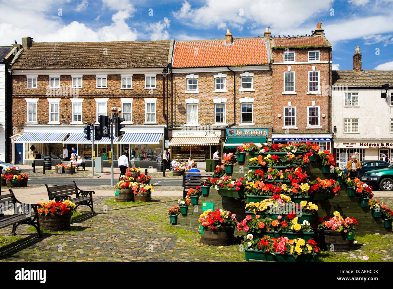 Stokesley market hires stock photography and images Alamy