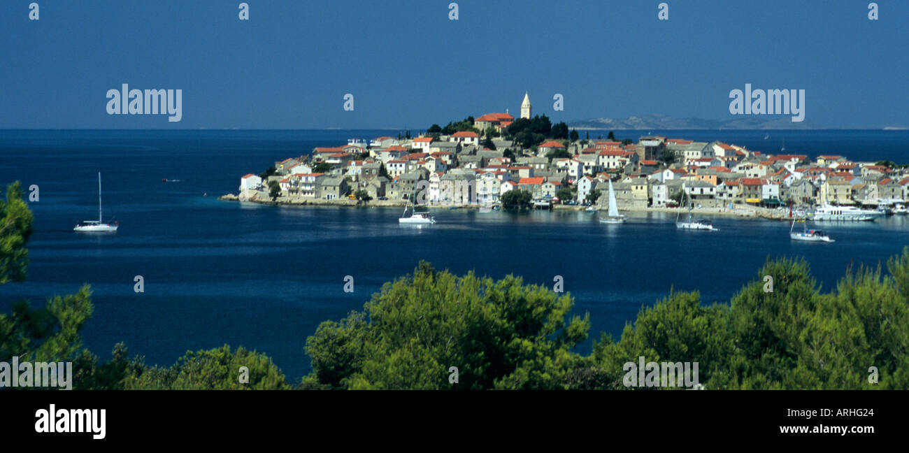 Town of Primoston, Croatia Stock Photo