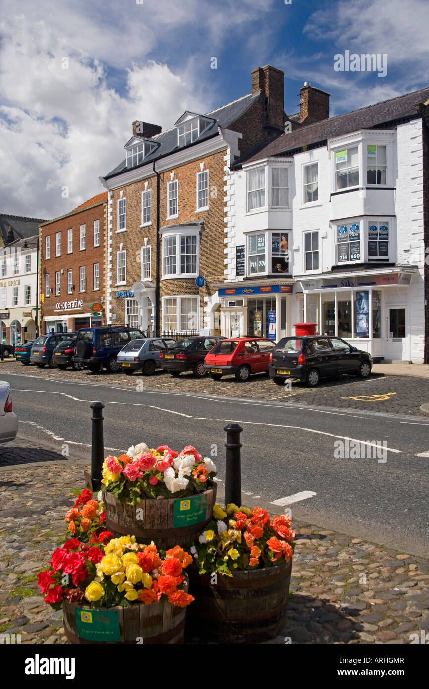 High Street Stokesley Market Town North Yorkshire Stock Photo Alamy
