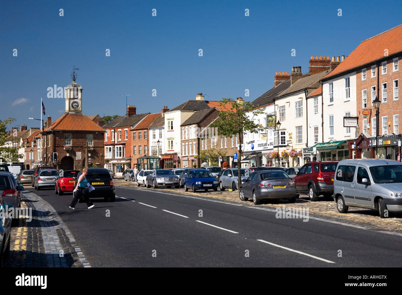 Yarm High Street Yorkshire Market Town now part of Stockton on Tees