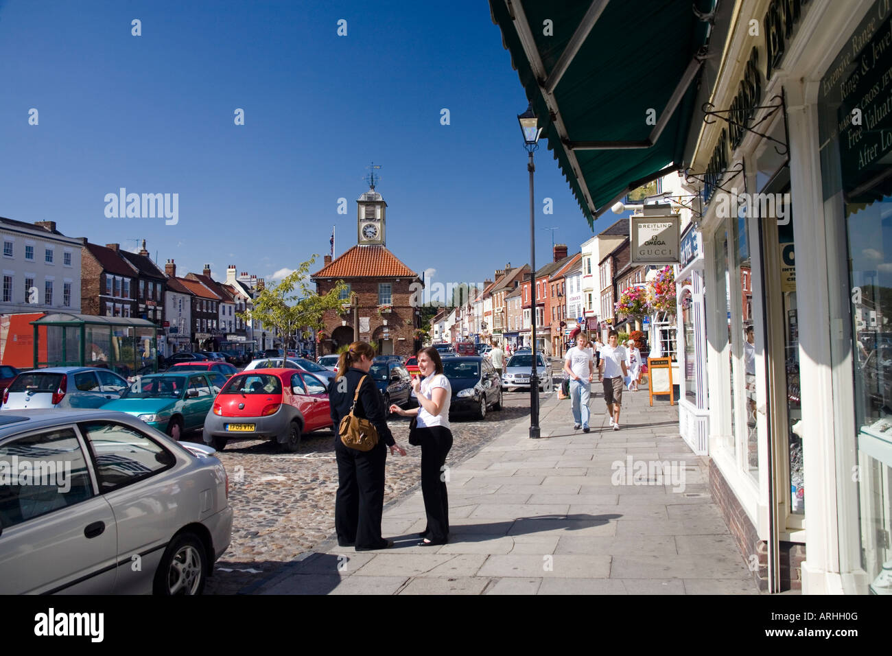 Yarm High Street Yorkshire Market Town now part of Stockton on Tees