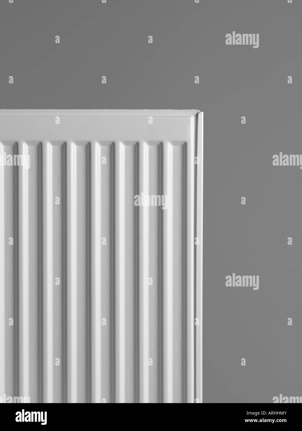 Abstract detail of radiator white lines grey background contrast ...