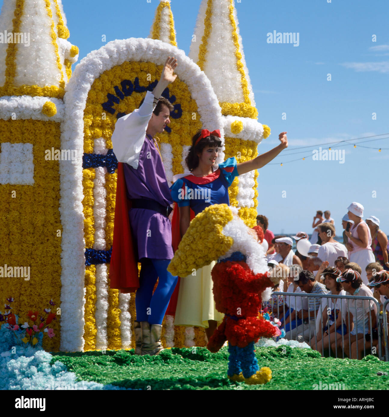 Battle of Flowers, St Helier, Jersey, Channel Islands, United Kingdom
