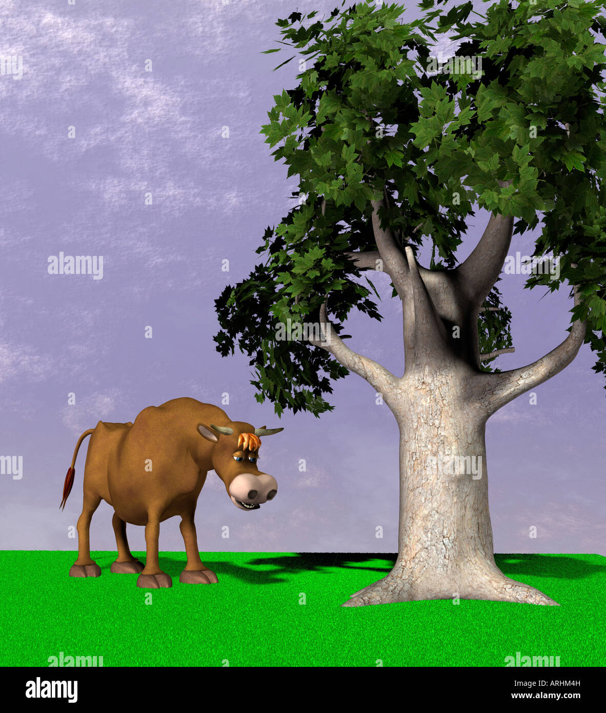 Rinder cartoon hi-res stock photography and images - Alamy