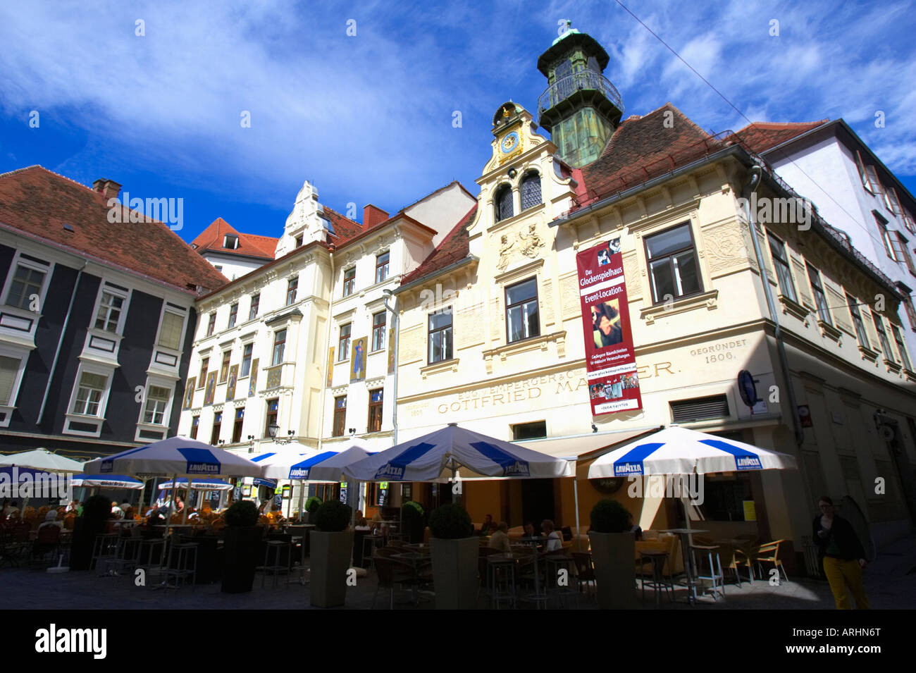 Glockenspiel Graz Austria Stock Photo Alamy