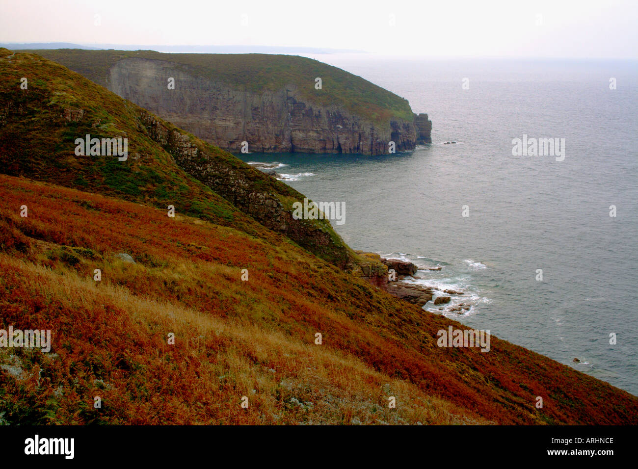 Brittany sea coast headland hi-res stock photography and images - Alamy