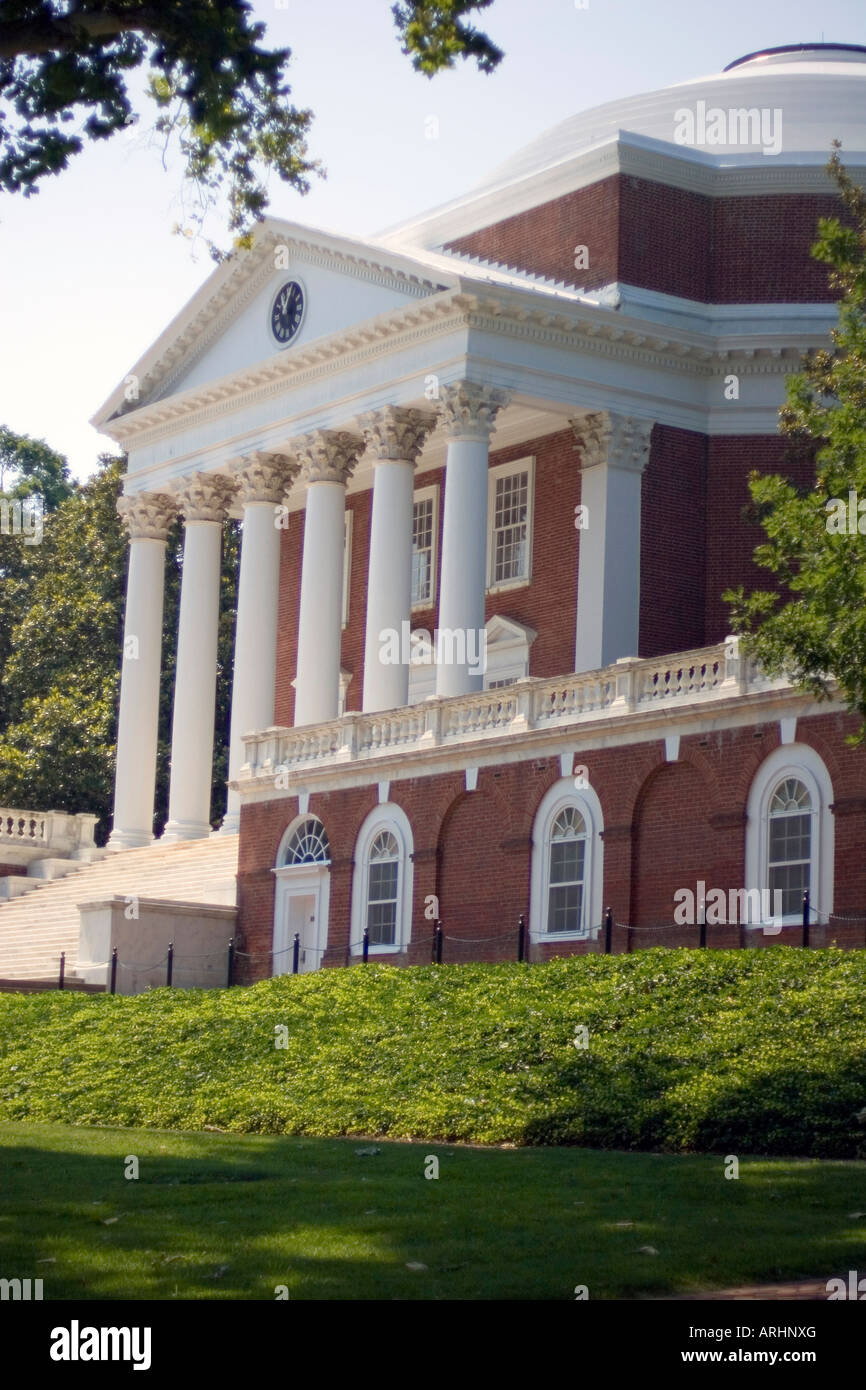 The Rotunda at the University of Virginia in Charlottesville VA built